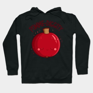 “Pomme-Diggity” Cute Grinning Pomegranate Hoodie
